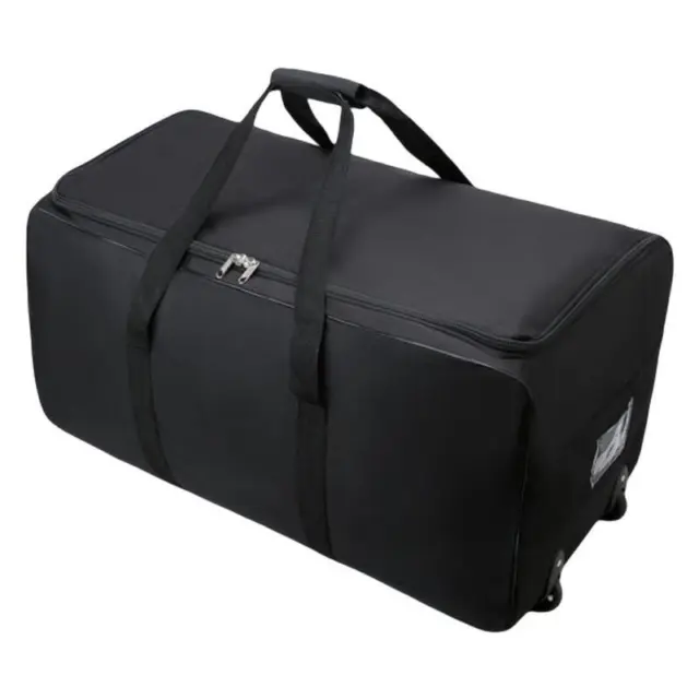 Large Capacity Rolling Duffle Bag with Wheel Foldable Travel Duffel Bag for