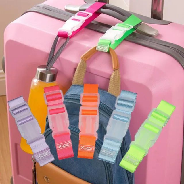 Luggage Case Suitcase Bag Clip Strap Adjustable Protect Belt Buckle Strap Travel