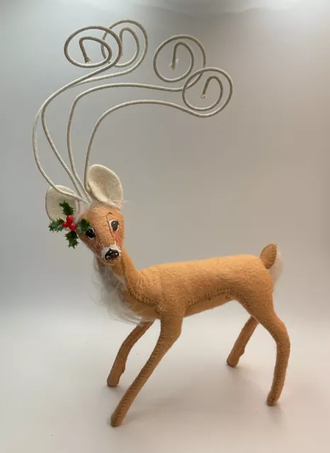Annalee Doll Reindeer Buck Antlers Christmas Vintage Deer