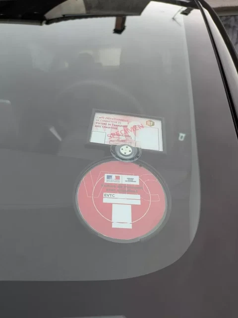 Porte-carte Handicapé Pare-brise - Lot De 3 - Transparent - Made In France - Neuf