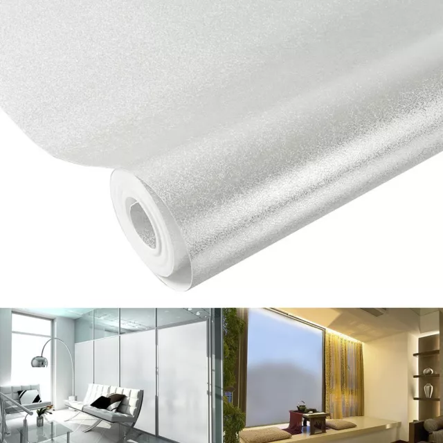 3M Frosted Privacy Film Bedroom Bathroom Window Glass Film Sticker Waterproof