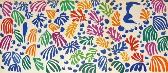 Henri Matisse "LA PERRUCHE ET LA SIRÈNE" Original 1958 Mourlot Lithograph