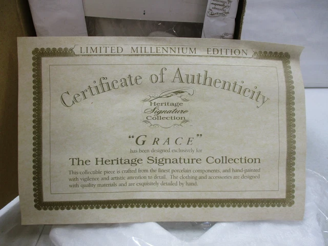 Heritage Signature Collection Grace Porcelain Doll 3