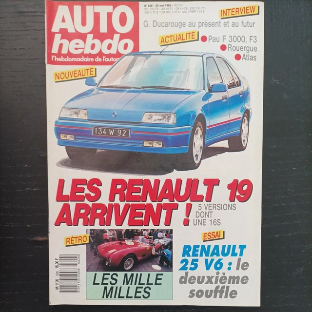 AUTO HEBDO N°1063 04/12/1996 RENAULT SAGA des V10 F1 BILAN RALLYE 1996