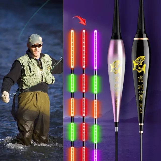 2PCS INDICATOR ELECTRONIC Fishing float Slip Drift Tube Bobbers Long Tail  $8.78 - PicClick AU