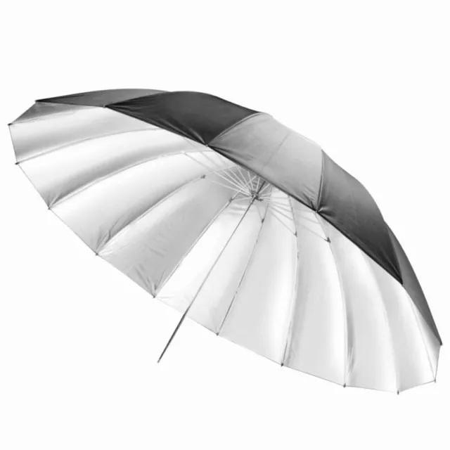 Walimex Parapluie Argent/Noir 180cm