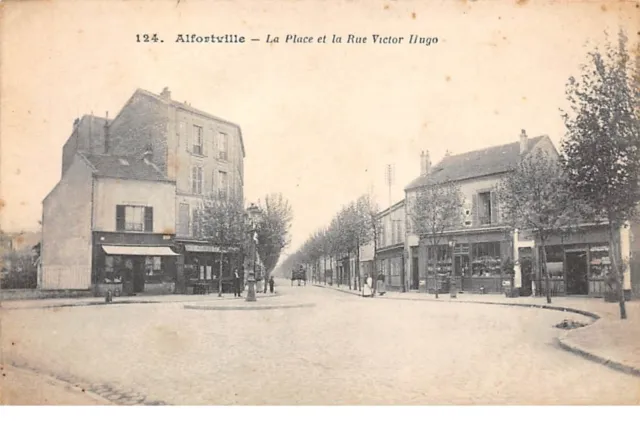 94.n° 109278. alfortville. Victor Hugo Square and Street.