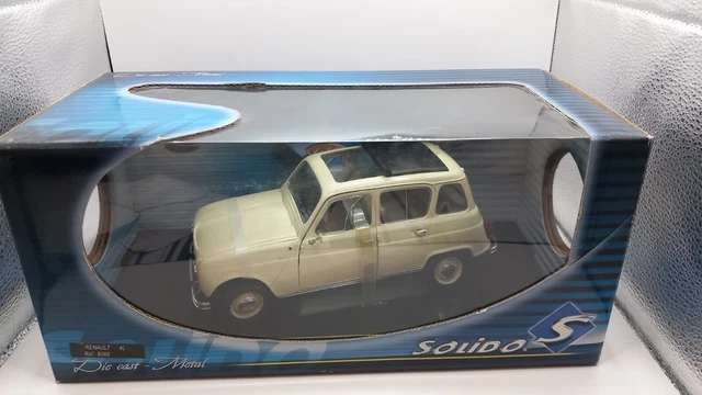 1/18 Renault 4L R4 Découvrable Blanc 1964 Solido ref: 8069