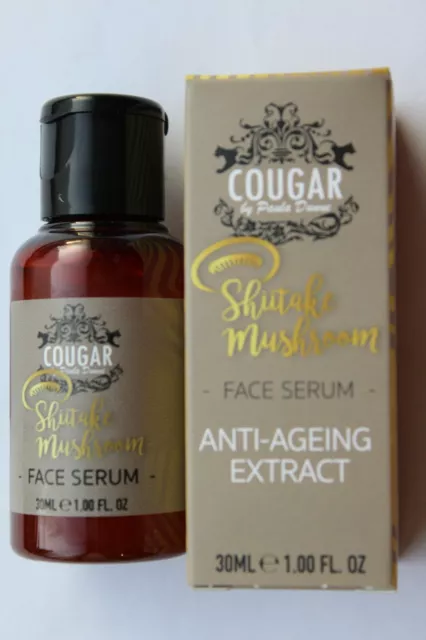 Cougar by Paula Dunne Shiitake Mushroom face serum 30ml - Anti-ageing Extract