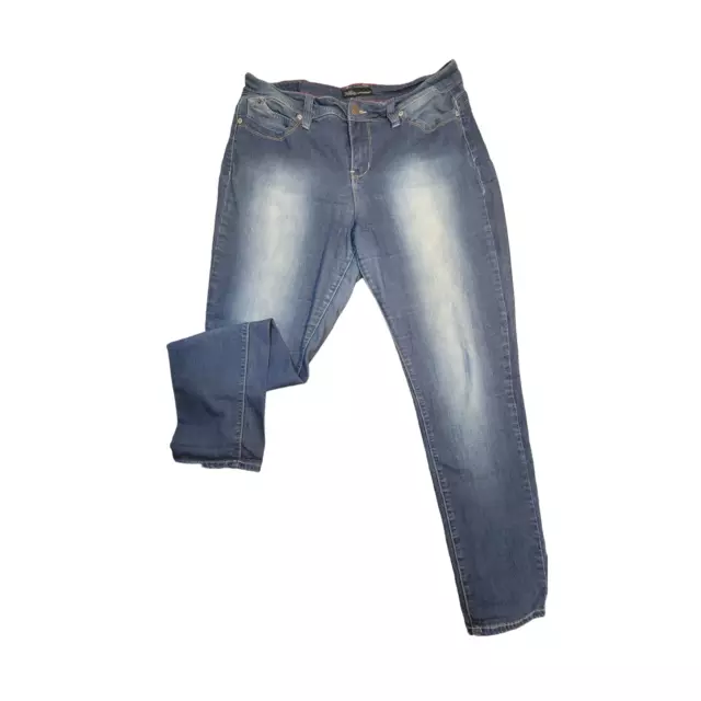ROYALTY FOR ME Wanna Better Butt? Jeans Stretch Skinny Ankle 16 $12.00 ...