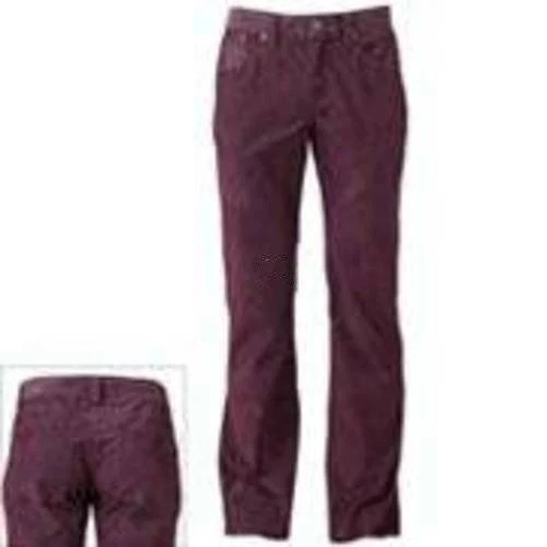 Mens Pants Rock & Republic Red Purple Ringspun Denim Straight Flat Front- 32x32