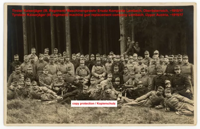 K.u.k Foto,Soldat,Kaiserjäger,MG,Lambach,Oberösterreich,OÖ,kuk photo soldier,ww1