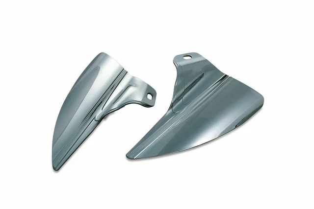 Kuryakyn Heat Deflector Saddle Shields Reflective Smoke Tint  494329