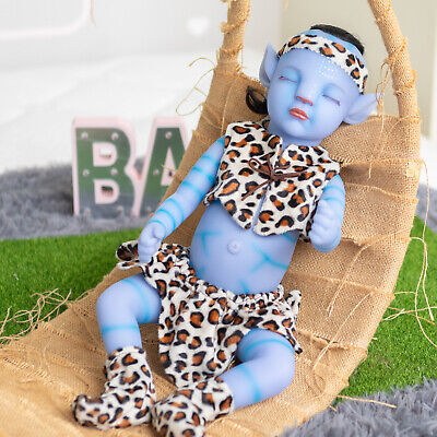 22in Lifelike Reborn Baby Doll Soft Touch Girl Boy Avatar Luminous Toy Kids Gift