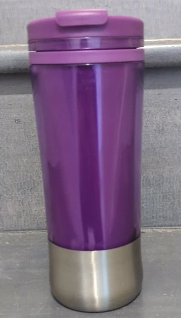 Purple Aladdin Insulated Travel Mug 16 oz Stainless Steel Bottom 2