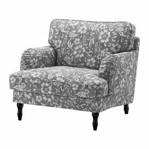 NEW IKEA STOCKSUND Armchair COVER Set in Hovsten Grey White