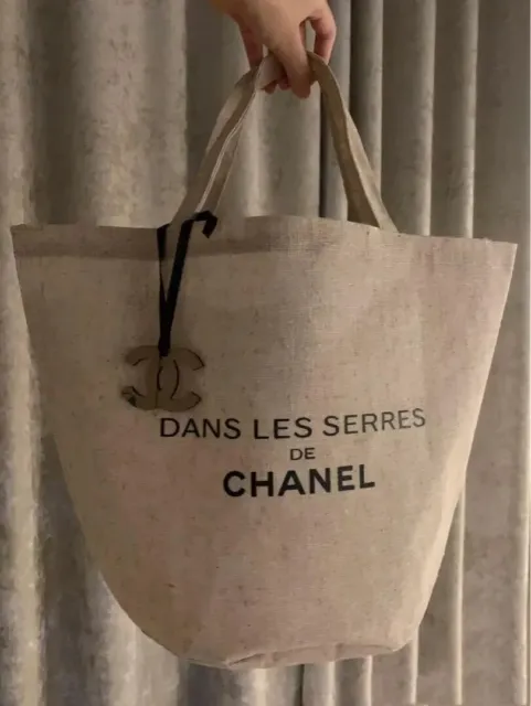 CHANEL Novelty Tote Bag Dans Les Serres Event Linen tote bag charm from Japan