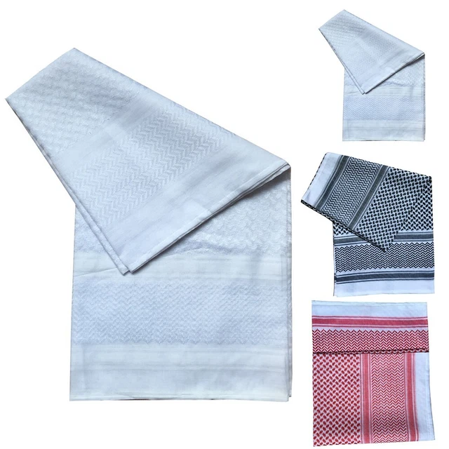 Sciarpa foulard uomo 140 x 140 cm 55 x 55 pollici sciarpa araba Dubai hijab