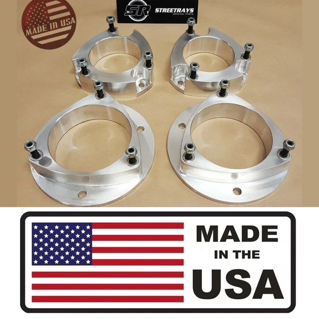 StreetRays Billet Lift Kit Spacers For Subaru Impreza 02-07 & Forester 98-08 - Made In USA