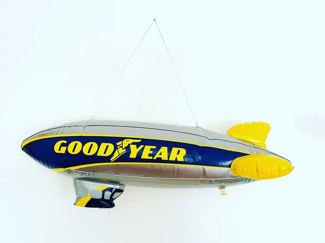 🔵 famoso Zeppelin Good Year grande gonfiabile pubblicitario vintage