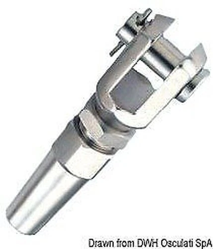 Borne Inoxydable Fourche Ø 3 MM Marque Osculati 05.408.03