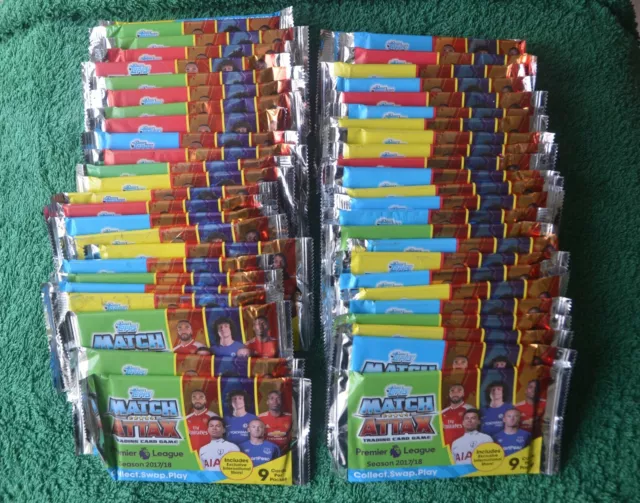 2017-18 Match Attax - Confezioni Da 50 (Senza Scatola).