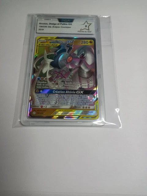 CARTE POKEMON ARCEUS dialga et palkia gx 156/236 eclipse cosmique PCA 9