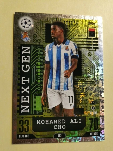 2024 MOHAMED ALI CHO 05/25 TOPPS UEFA CHAMPIONS LEAGUE FUTURE STARS main image 1