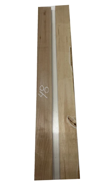2 Pack, Hard Maple + Ambrosia Maple Thin Stock Lumber Board #48 2 Pack, Hard Maple + Ambrosia Maple Thin Stock Lumber Board #48