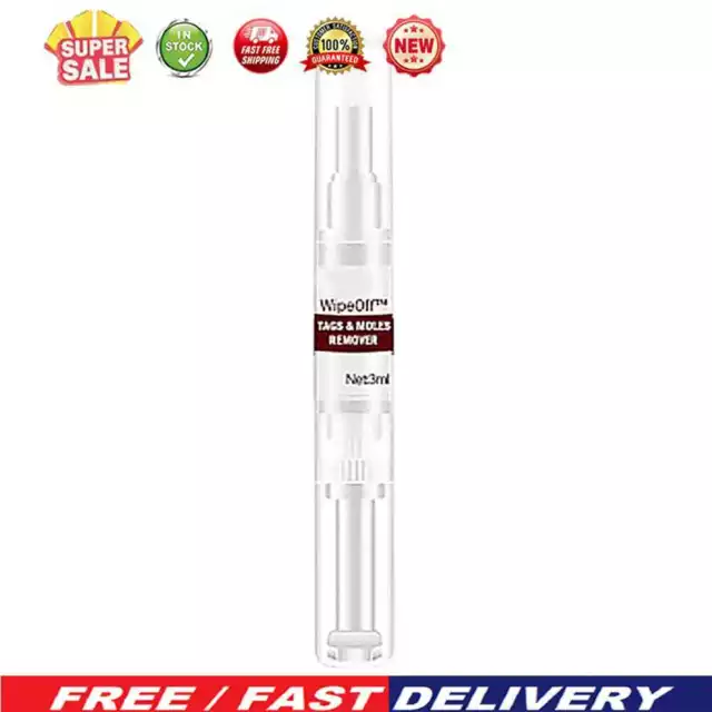 Skin Tag Mole Wart Remover Liquid WipeOff Moles Removal Pen Organic Tag Solution