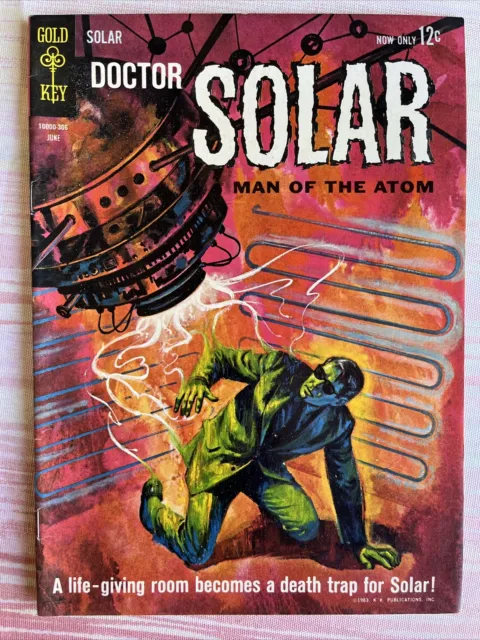 Gold Key: Doctor Solar (Man Of The Atom) #4, "The Deadly Sea", 1963, F/Vf