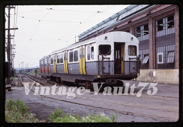 Original Slide Mbta 01130 01139 Boston Subway Transit Everett Kodachrome 1972