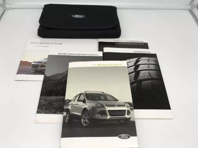 2014 Ford Escape Owners Manual Set With Case OEM OM02097