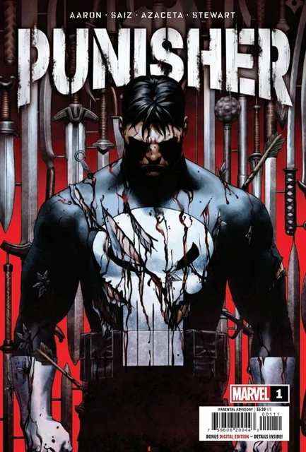 Marvel Comics Punisher #1 Modern Age 2022 Variant
