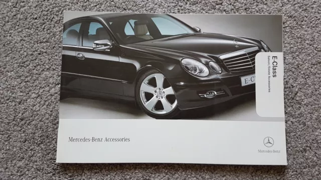 Mercedes Benz E Class W211 Accessories Sales Brochure 2006-