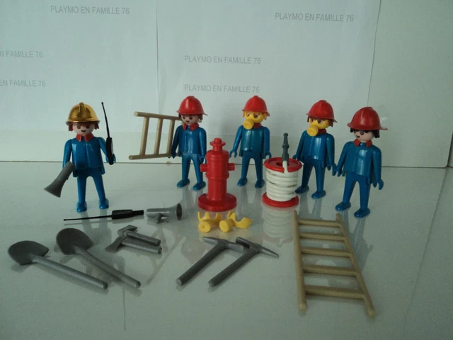 VINTAGE ! PLAYMOBIL N°3525 Camion pompiers grande échelle EUR 15,00 - FR