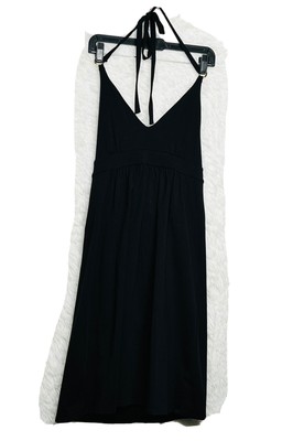 Victoria's Secret Woman's Bra Tops Halter Top Dress Black  Size Medium
