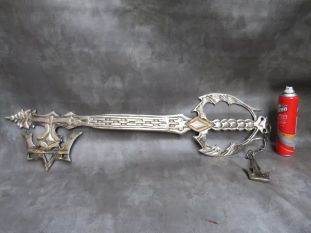 A Very Large Stainless Steel Kingdom Hearts Oblivion Key Blade Larp Replica