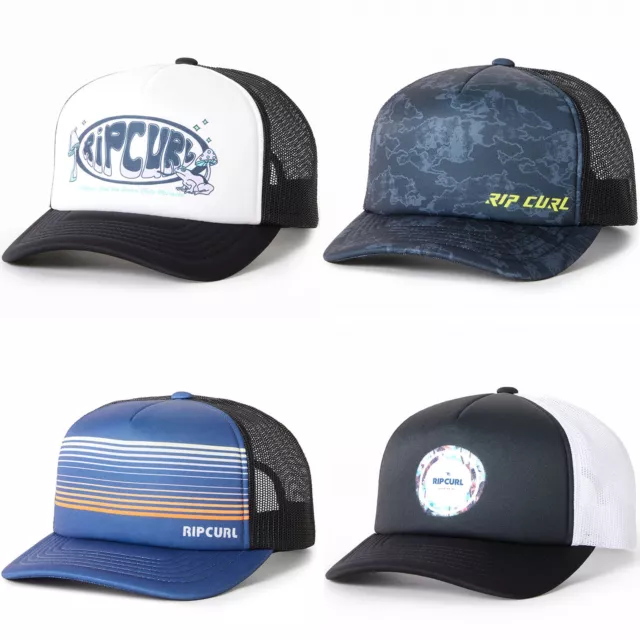 Cappello da camionista regolabile in rete snapback Rip Curl da uomo weekend regolabile