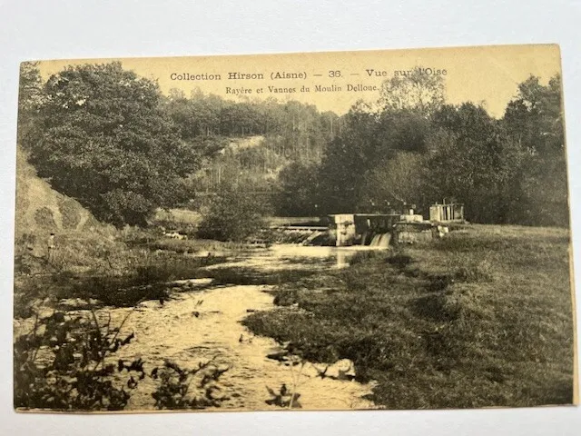 Carte postale ancienne - Collection Hirson Aisne - vue sur l'Oise