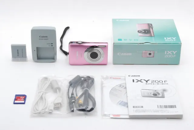 [Near MINT w/BOX] Canon IXY 200F SD1300 IS DIGITAL ELPH IXUS 105 PINK From JAPAN