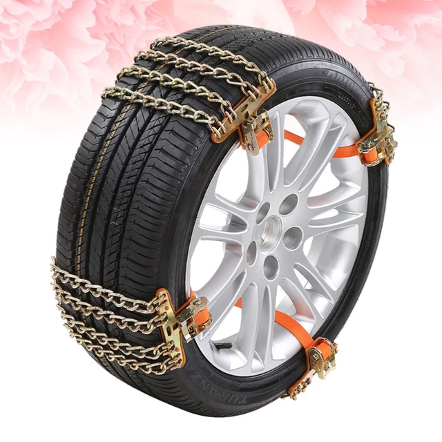 4 Catene Bilanciamento Design Camion Ruote Auto Pneumatico Neve Ghiaccio Cintura
