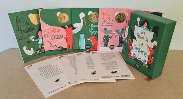 Mini Médaille Monnaie Paris - Fables De La Fontaine 2021 - Grenouille Et Boeuf