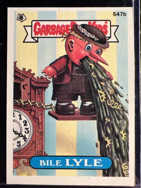 1988 Topps Garbage Pail Kids GPK Original Series 14 OS14 #547b Bile LYLE