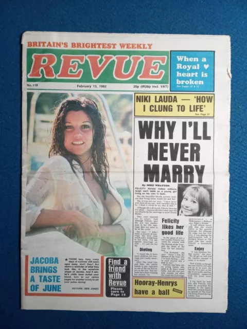 REVUE  Issue No. 118    Weekend Type newspaper   February  13th 1982