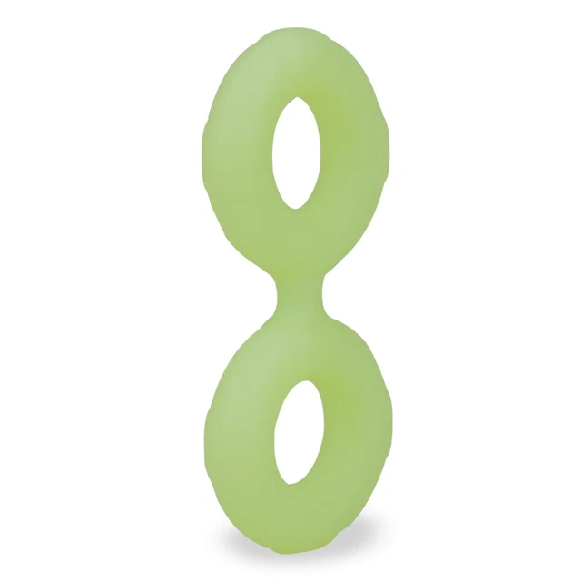 Cockring double en silicone phosphorescent Sloom