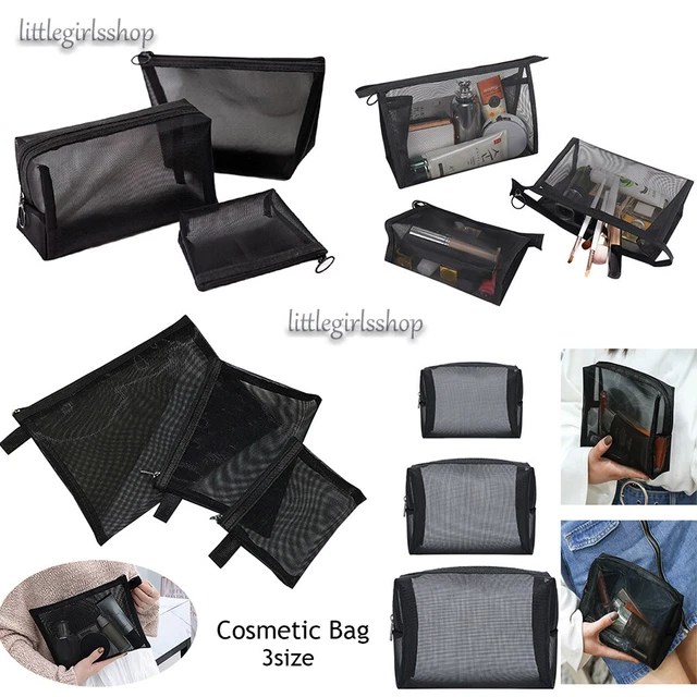 JEWEDECO Borsa da Trucco Portatile in Silicone Cerniera