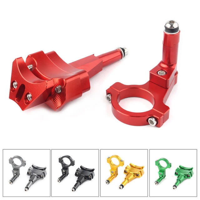 Kit di montaggio stabilizzatore ammortizzatore sterzo CNC adatto a Kawasaki Ninja 400 2018 2019