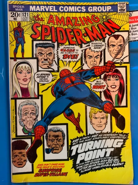 1973 Marvel Comics - Amazing Spiderman 121 - Death Of Gwen Stacy