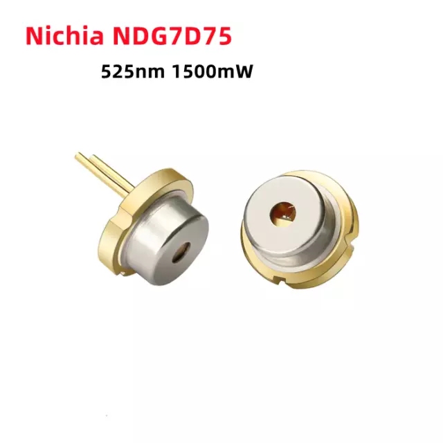 Nichia NDG7D75 525nm 1500mW Green Laser Diode TO-5 9mm